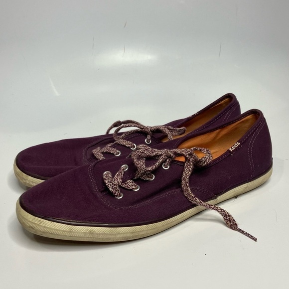 Keds purple canvas sneakers size 10 - Picture 1 of 7